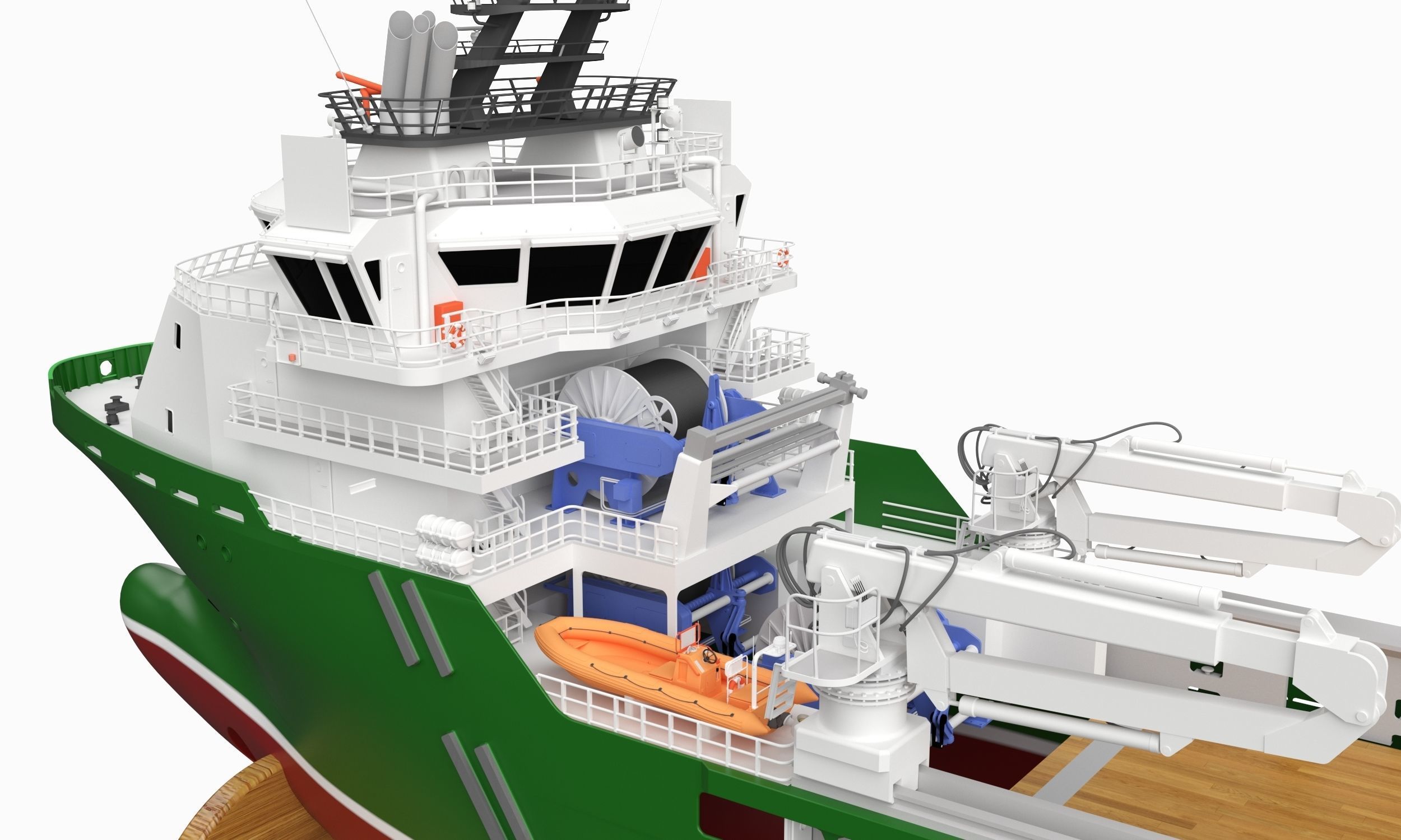 Havyard 842 3D model_7