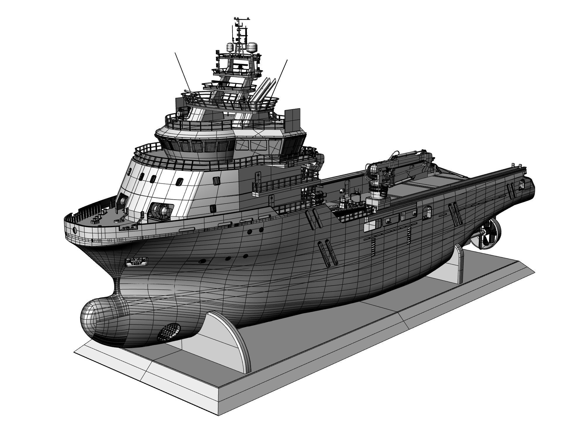 Havyard 842 3D model_9