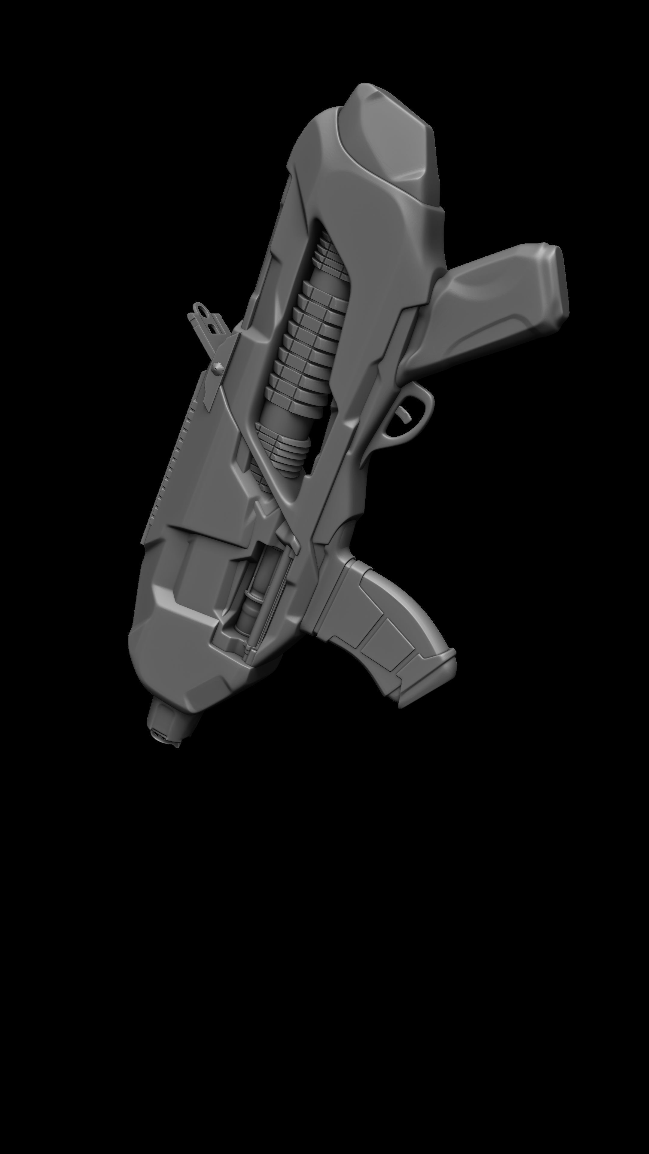 Sci-fi Gun PTM - Amir Rezaeyan 3D model_18