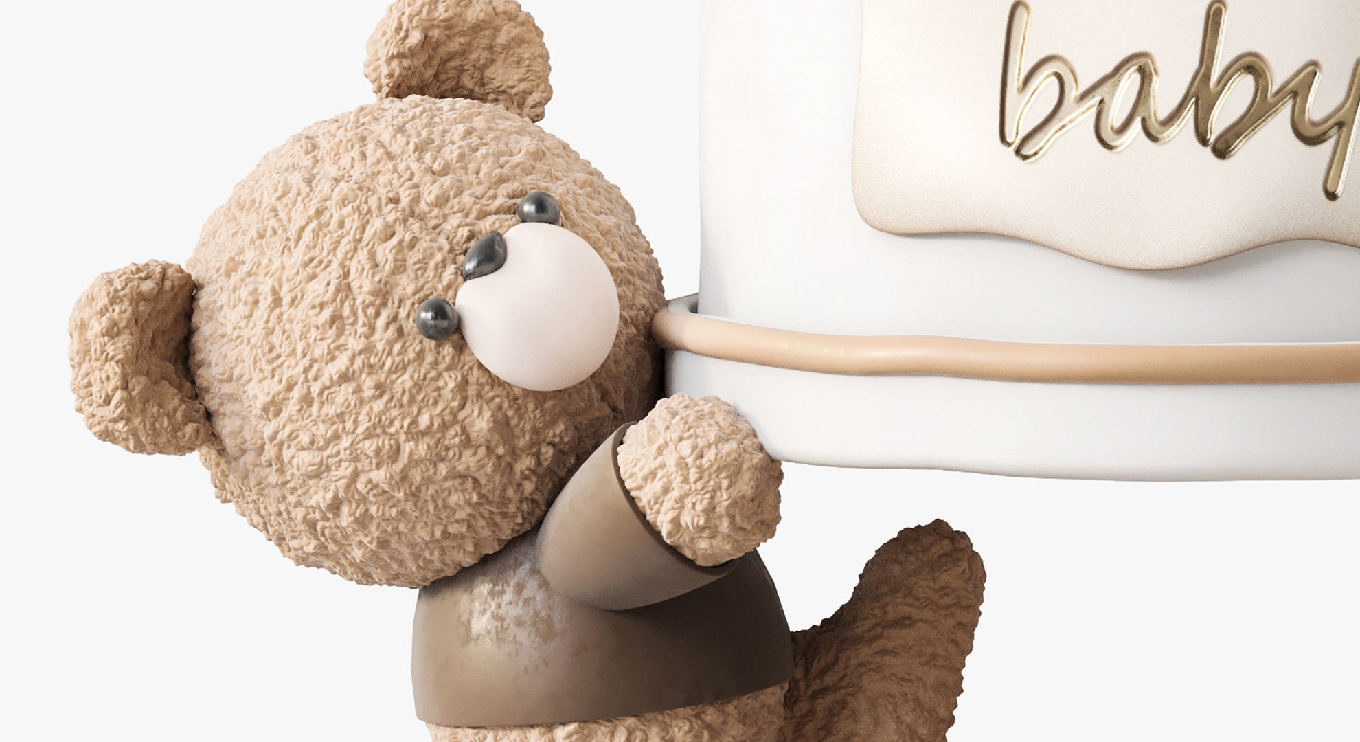 Set of soft toys  3D model_3