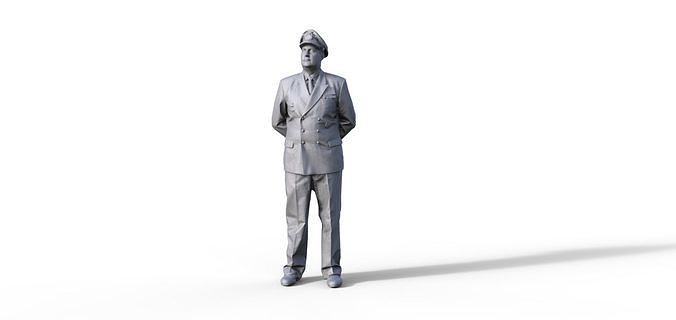 figure captain for ship model 3D print model