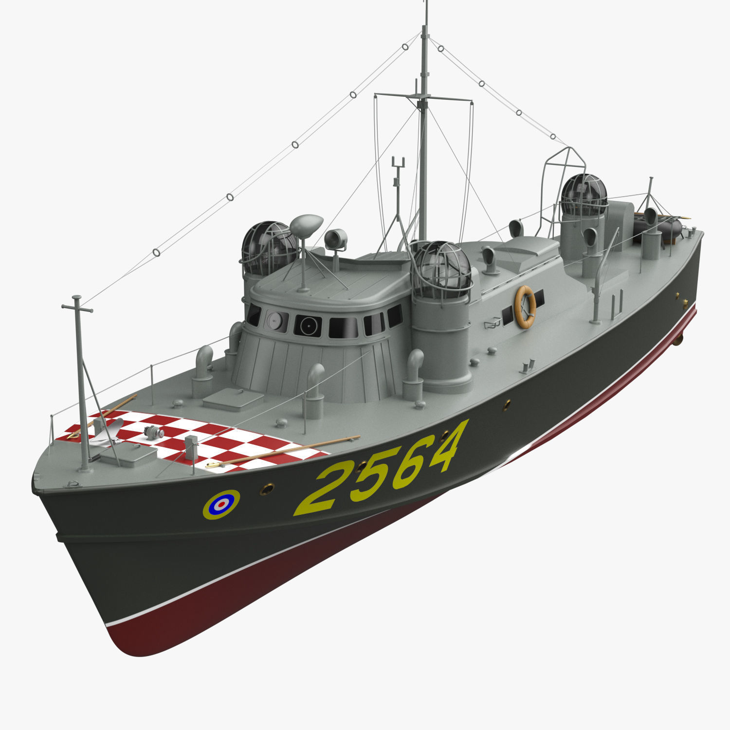 Boat 03 3D model_2