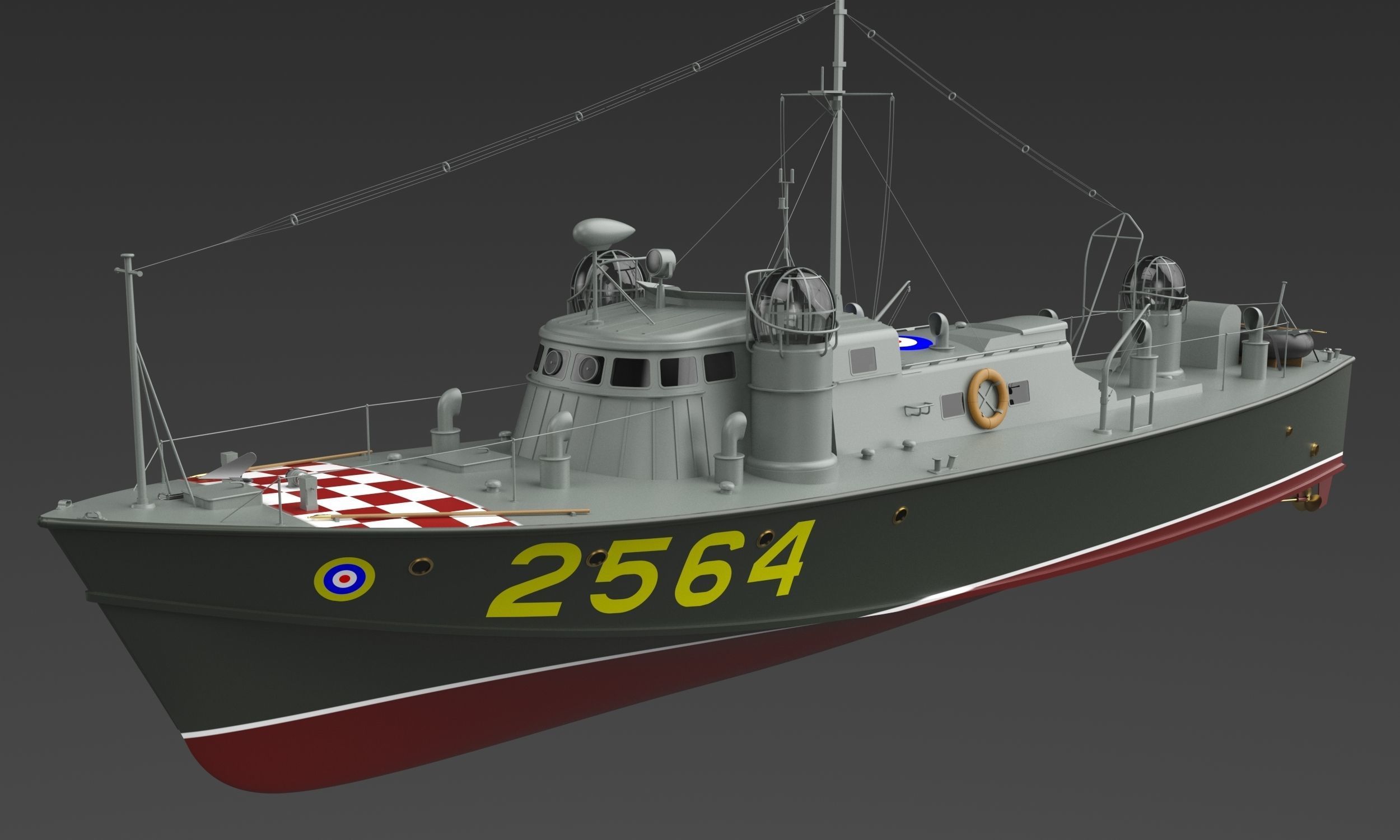 Boat 03 3D model_3