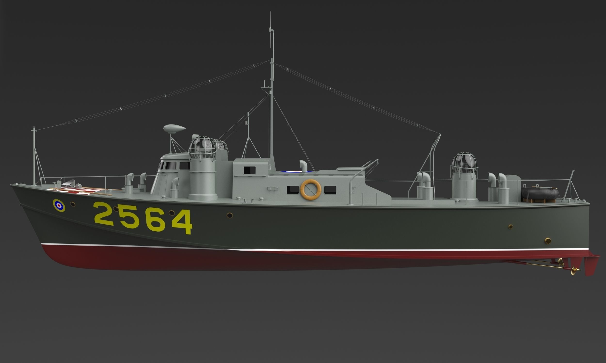 Boat 03 3D model_5