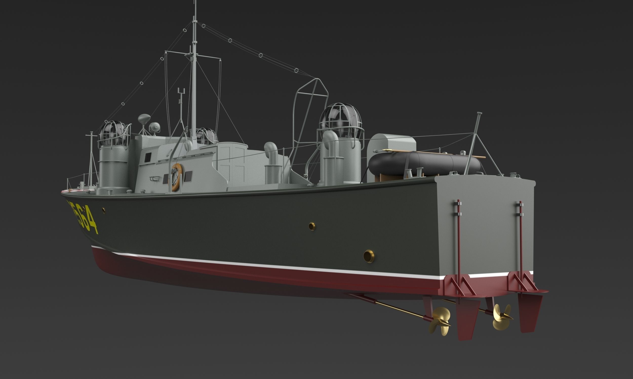 Boat 03 3D model_8