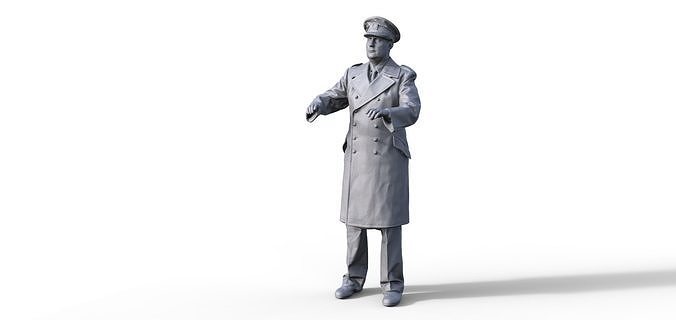 figure captain for ship model 3D print model
