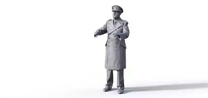 figure captain for ship model