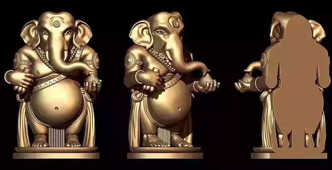 STANDING GANESHA 