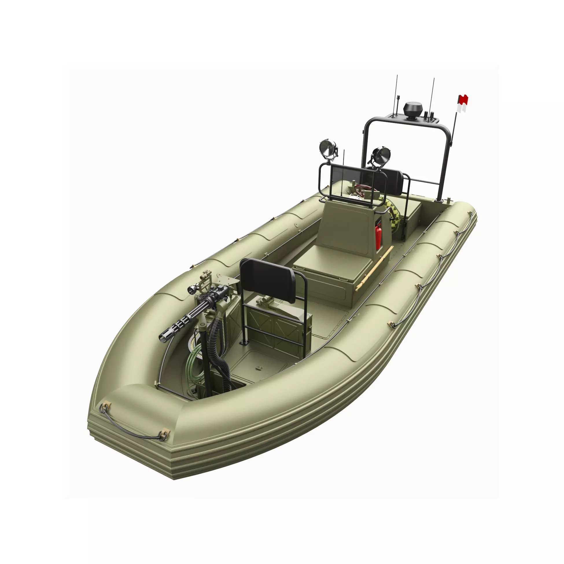 Lifesaving Boat 3D model_0