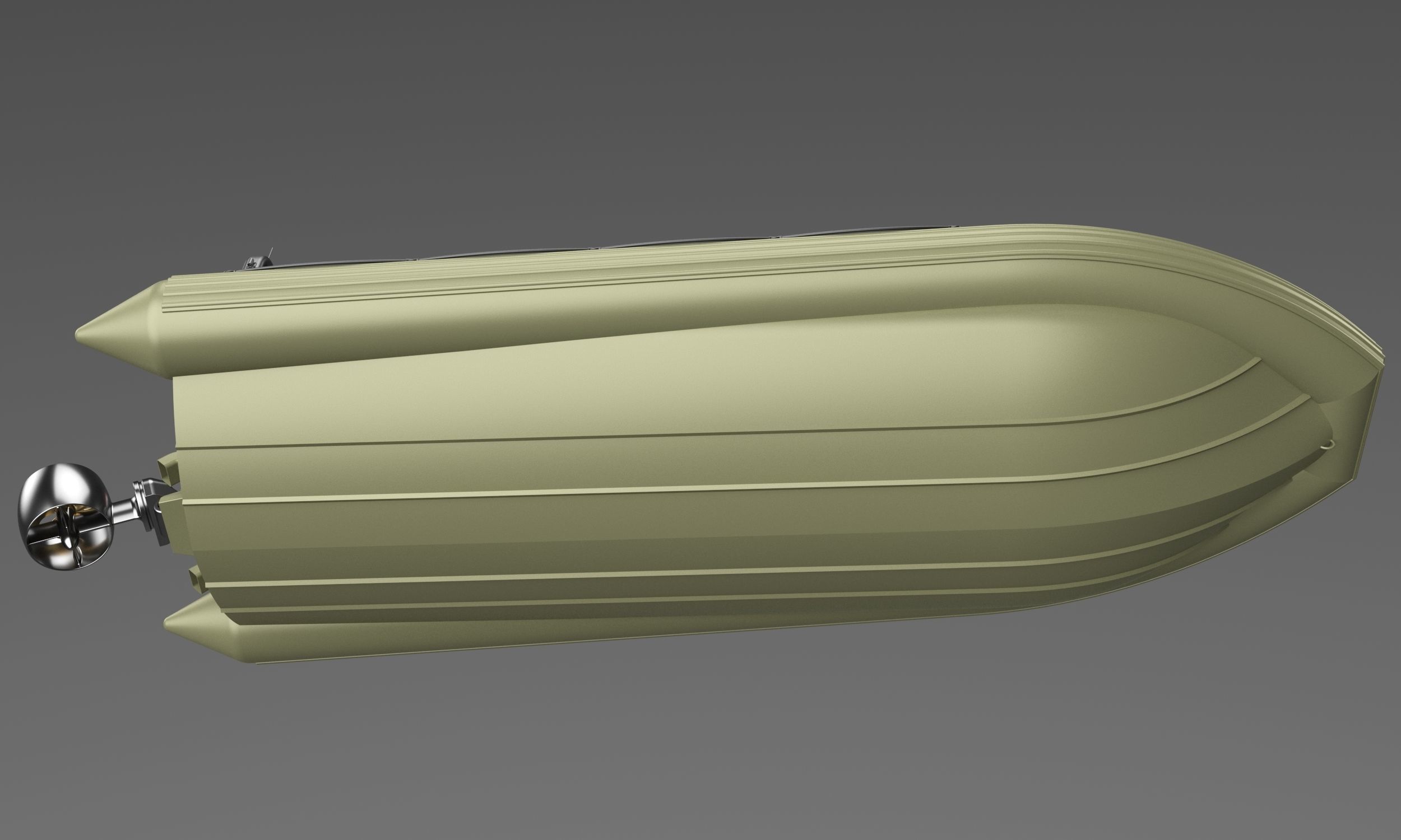 Lifesaving Boat 3D model_5