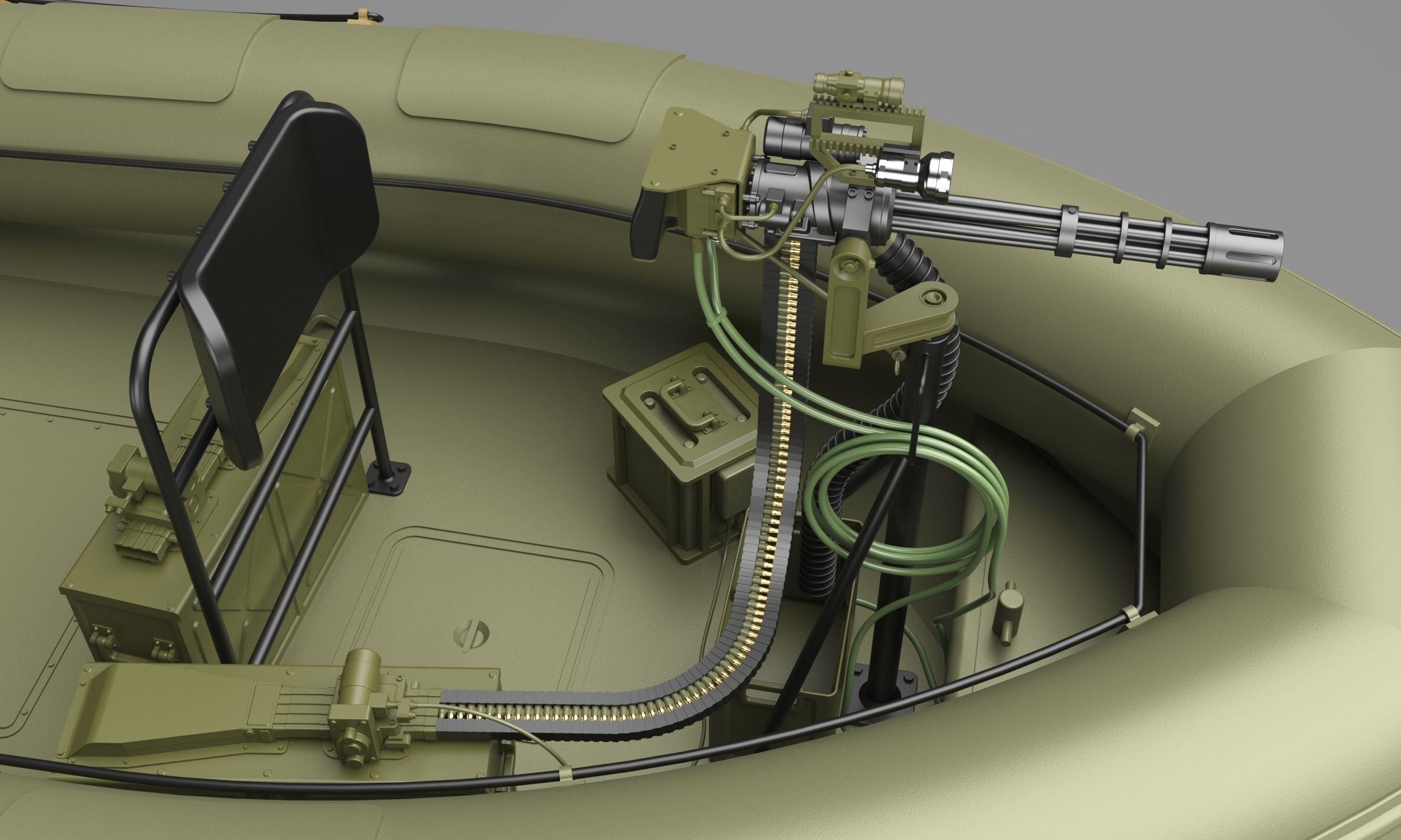 Lifesaving Boat 3D model_7