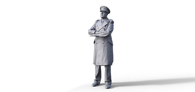 figure captain for ship model 3D print model