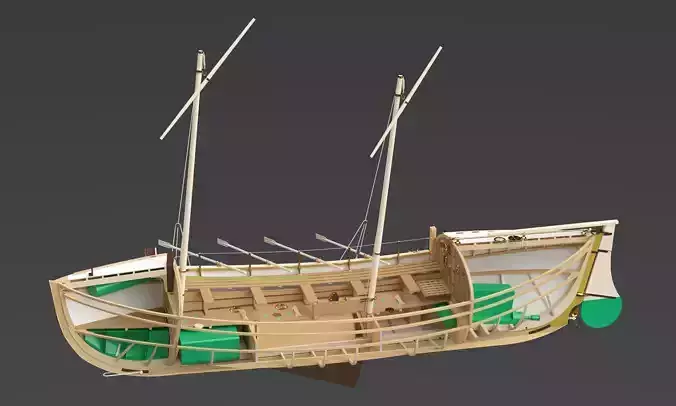 Lifeboat 3D model