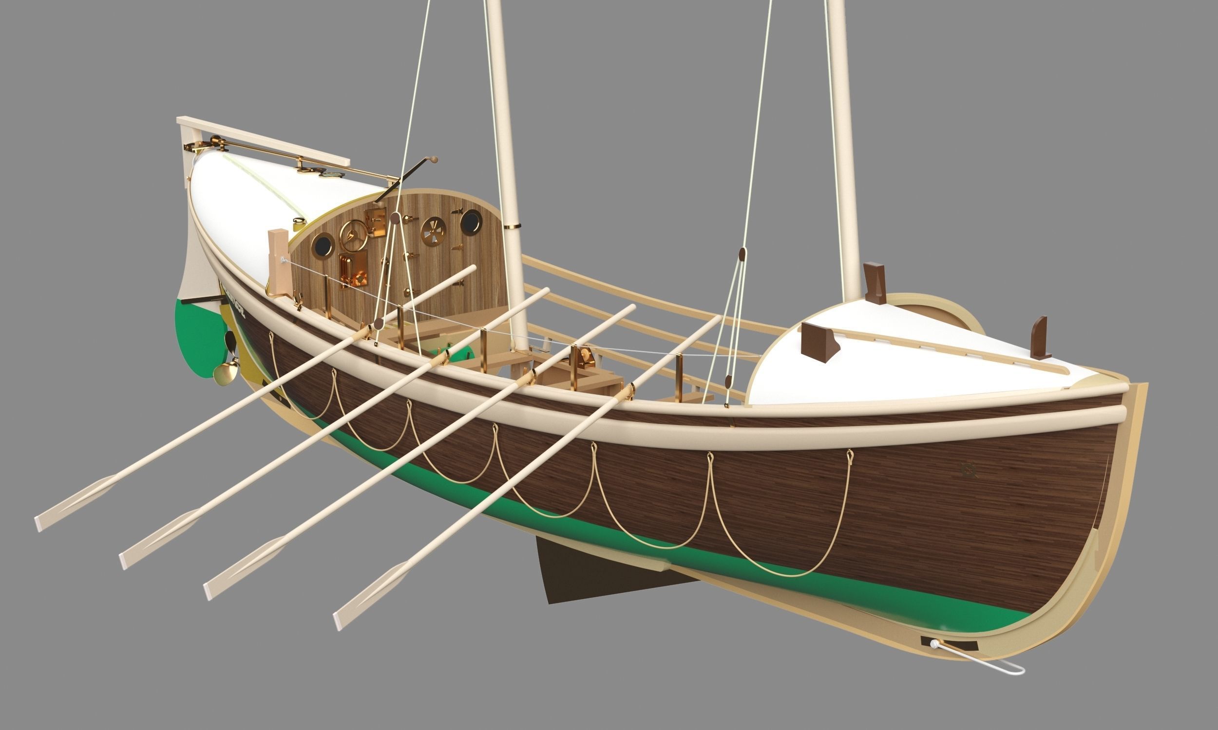 Lifeboat 3D model_3