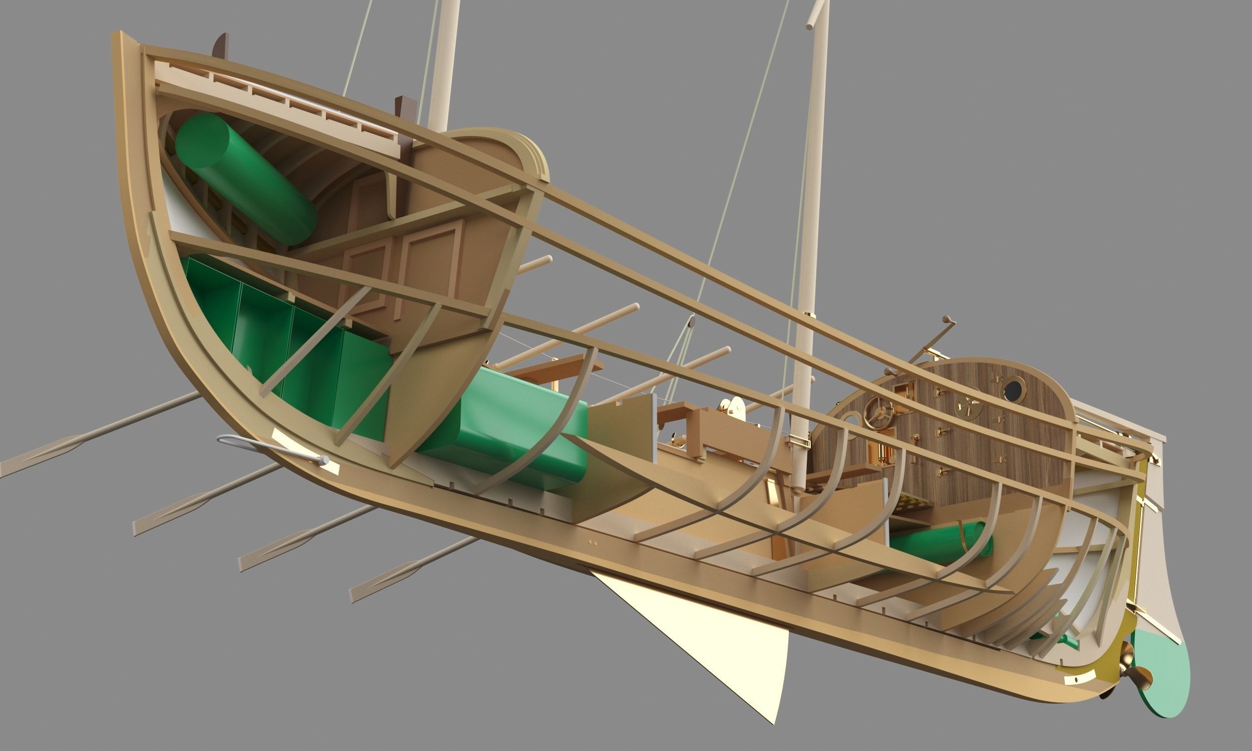 Lifeboat 3D model_7