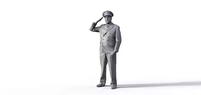 figure captain for ship model