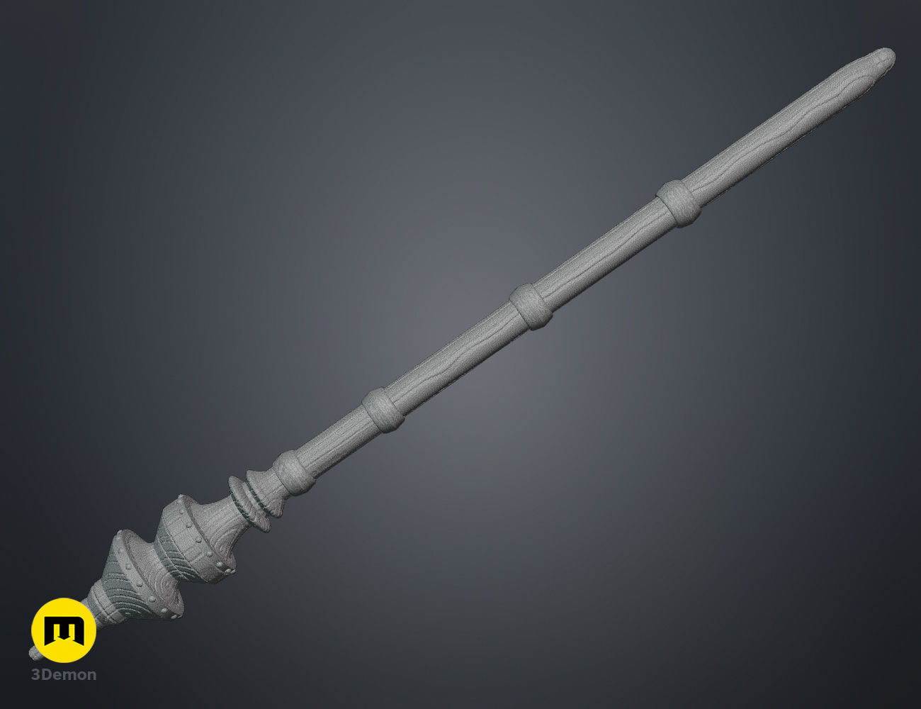 Ryotaro Tanaka wand 3D print model_4