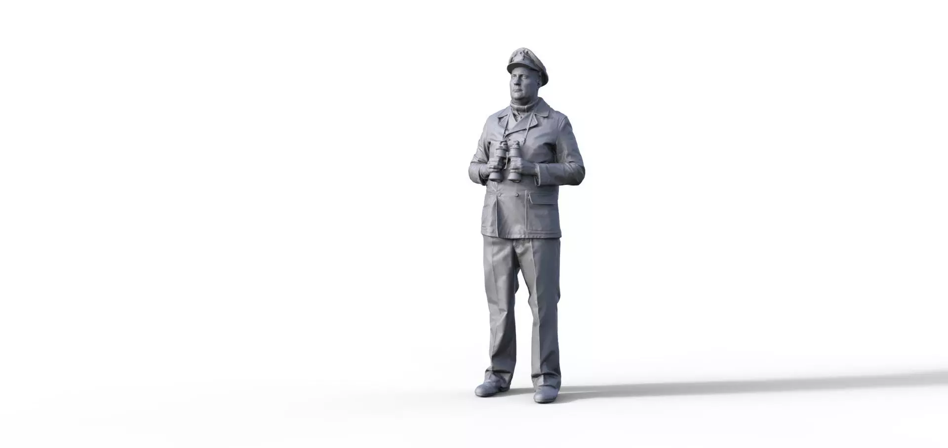 figure for submarine captain ship model 3D print model_0