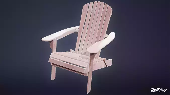 SUBURBS - Chair Outdoor 04 - LOW POLY AND NANITE