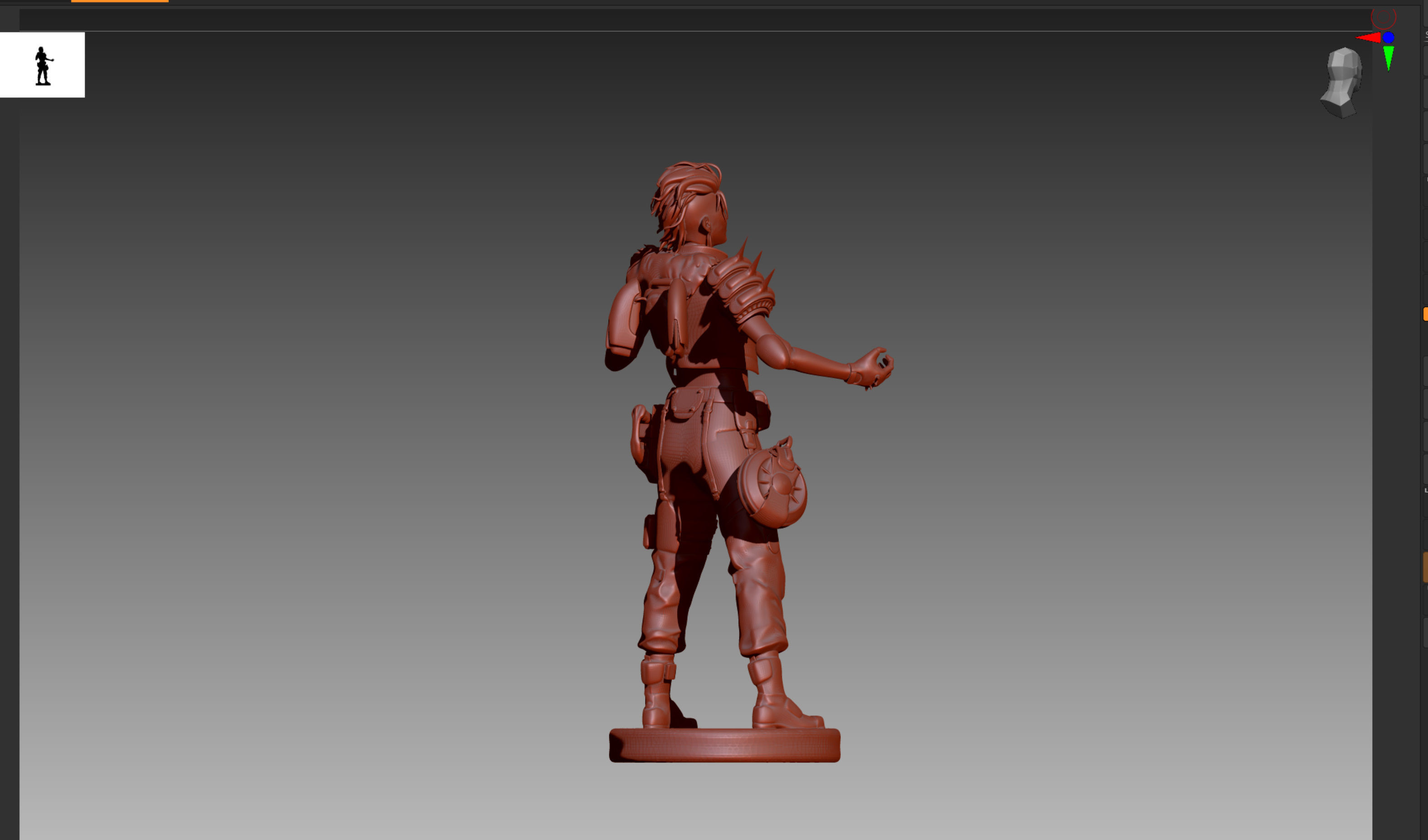 Apex Legends Mad Maggie STL and OBJ 3D print model_6