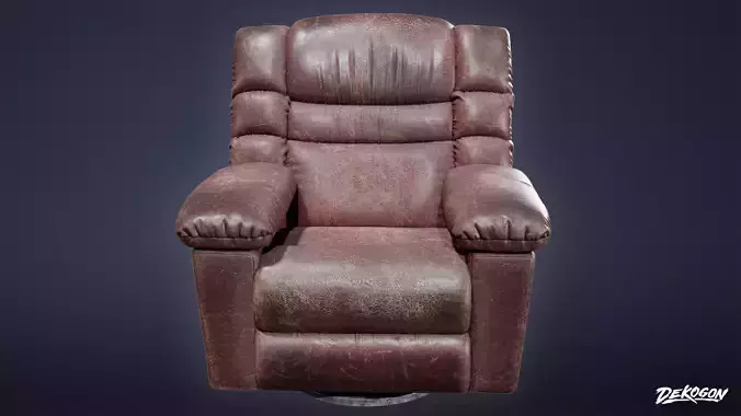 SUBURBS - Chair Recliner 02 - LOW POLY AND NANITE