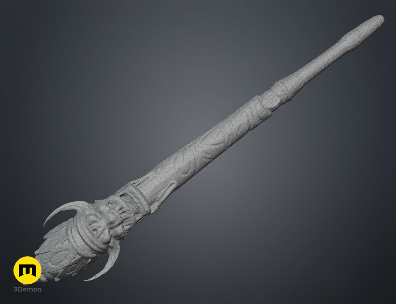 Chiyo Kogawa wand 3D print model_5