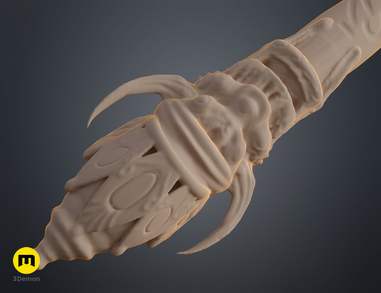 Chiyo Kogawa wand 3D print model_4