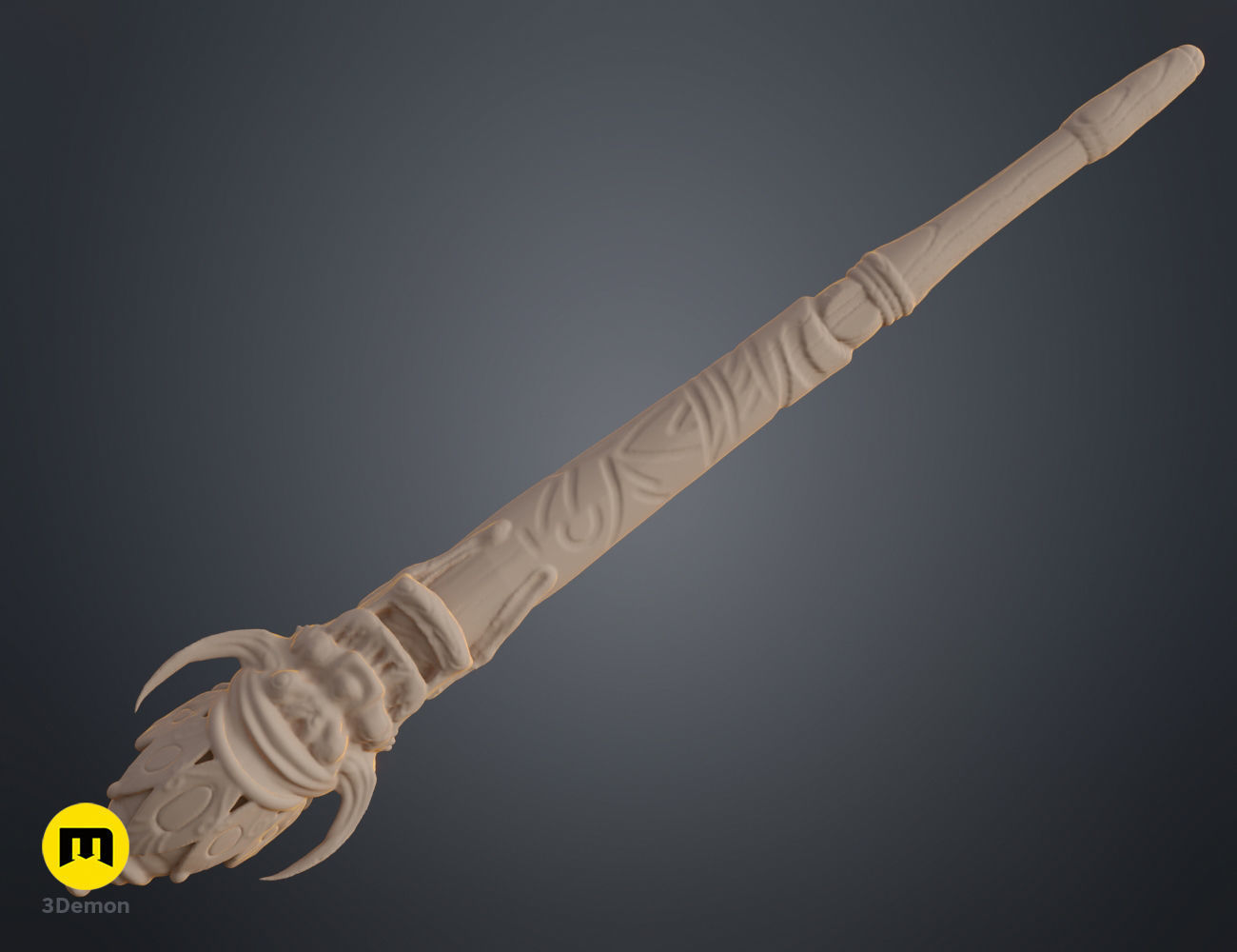 Chiyo Kogawa wand 3D print model_3