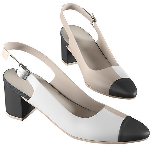 woman shoes ti 01 Free 3D model