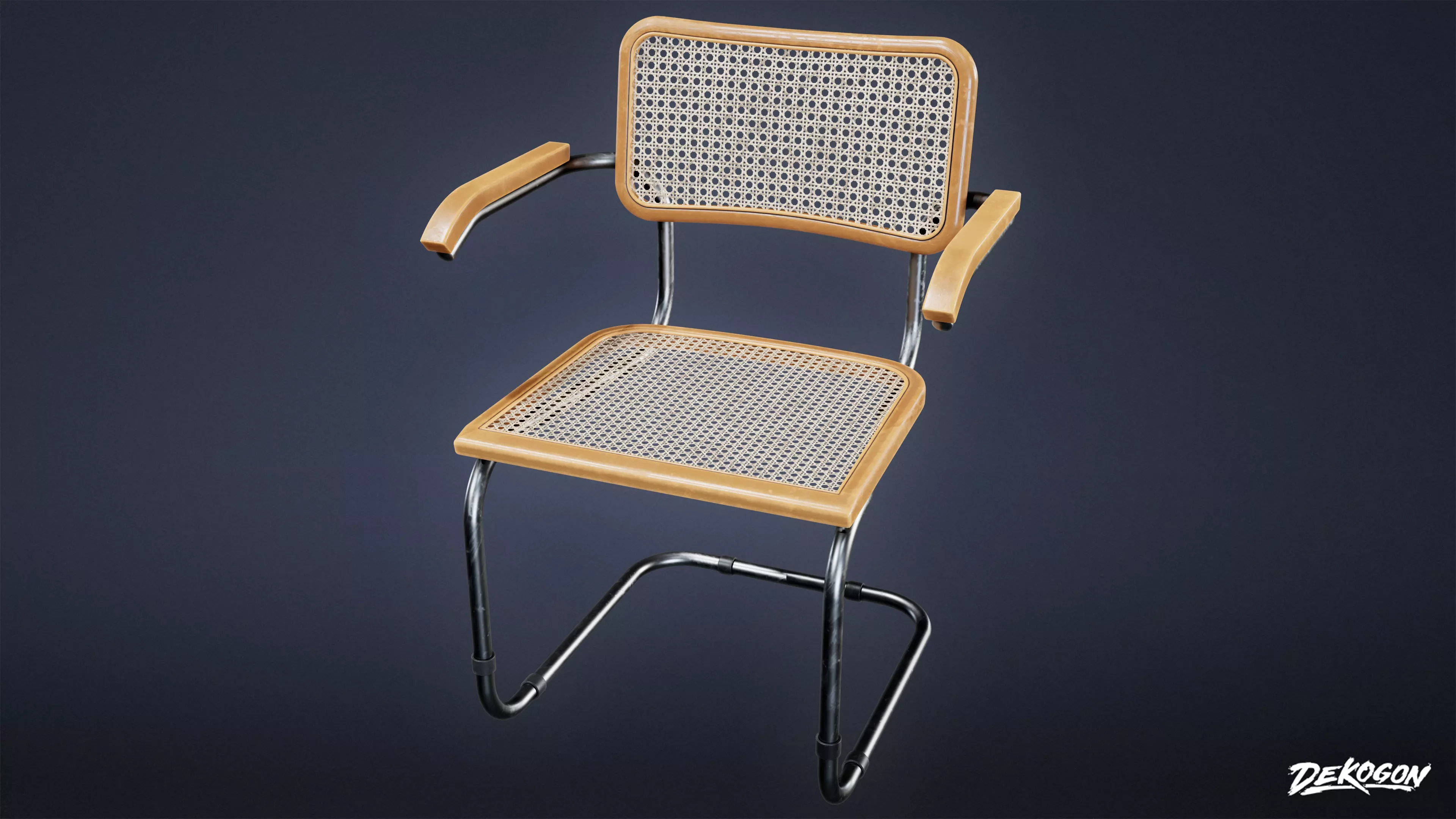 SUBURBS - Chair Set 02 - LOW POLY AND NANITE Low-poly 3D model_0