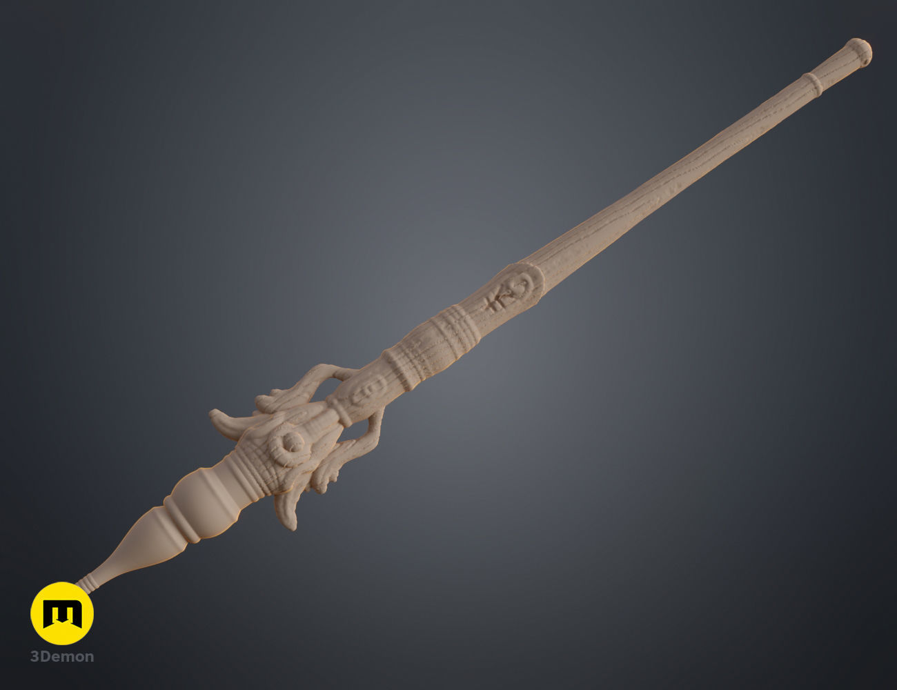 Keiko Takahashi wand 3D print model_3