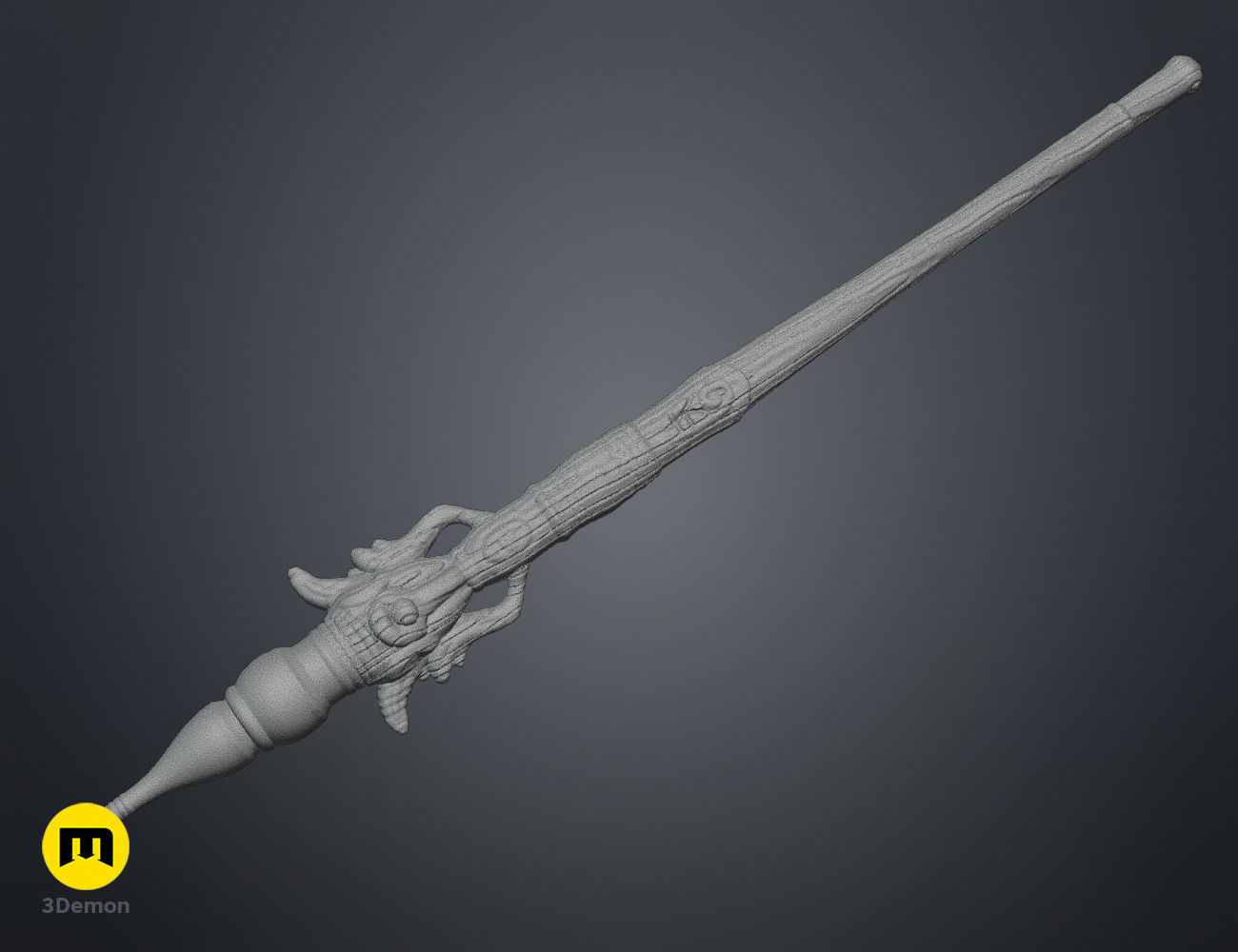 Keiko Takahashi wand 3D print model_4