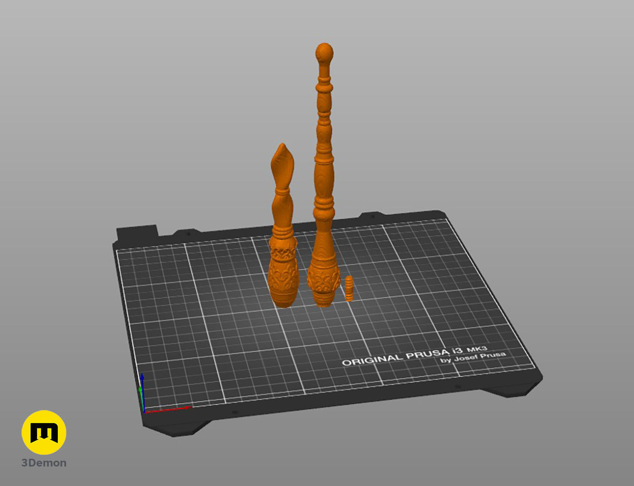 Minaka Hirakata wand 3D print model_2