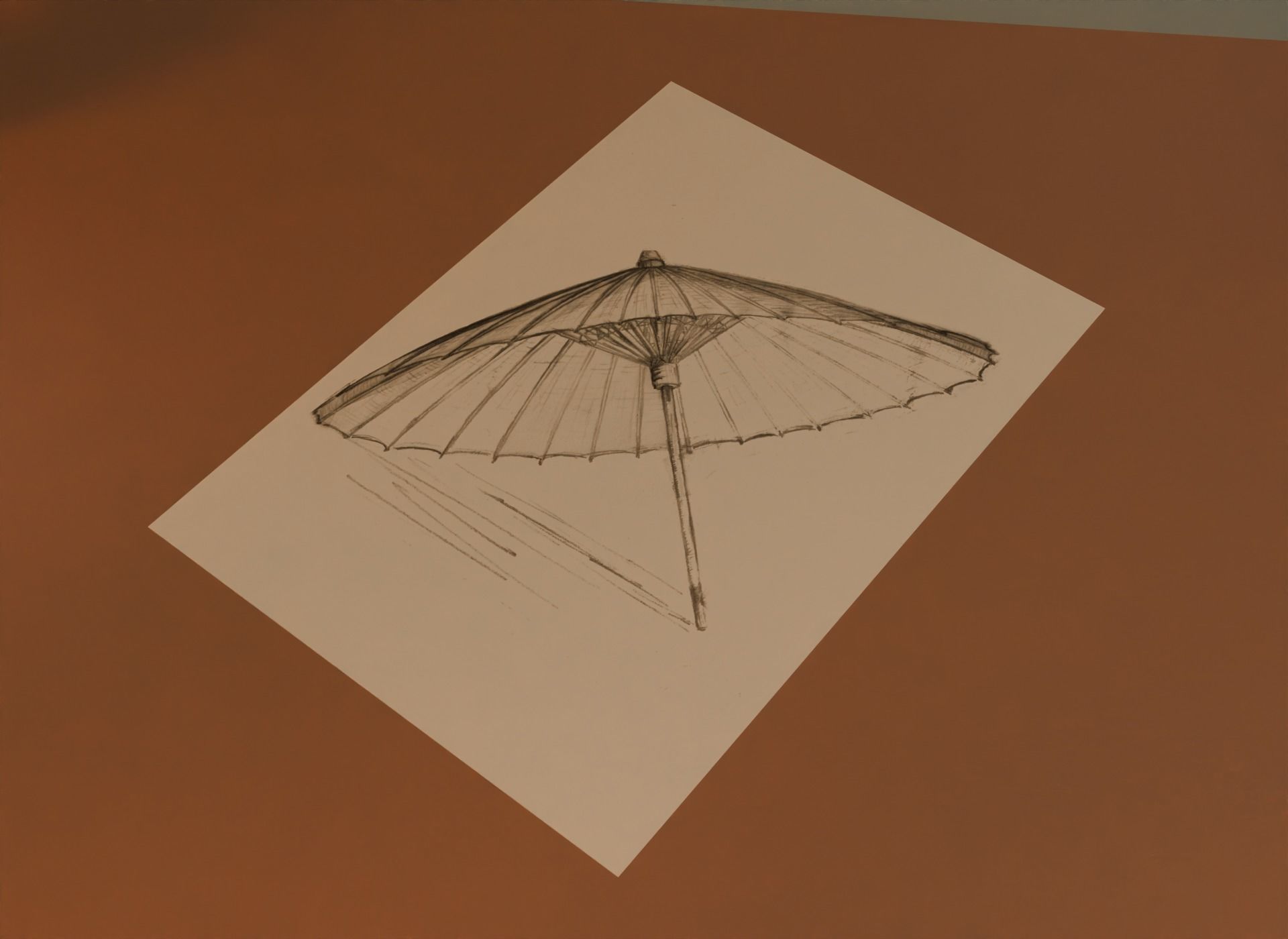 Attic bedroom Low-poly 3D model_18