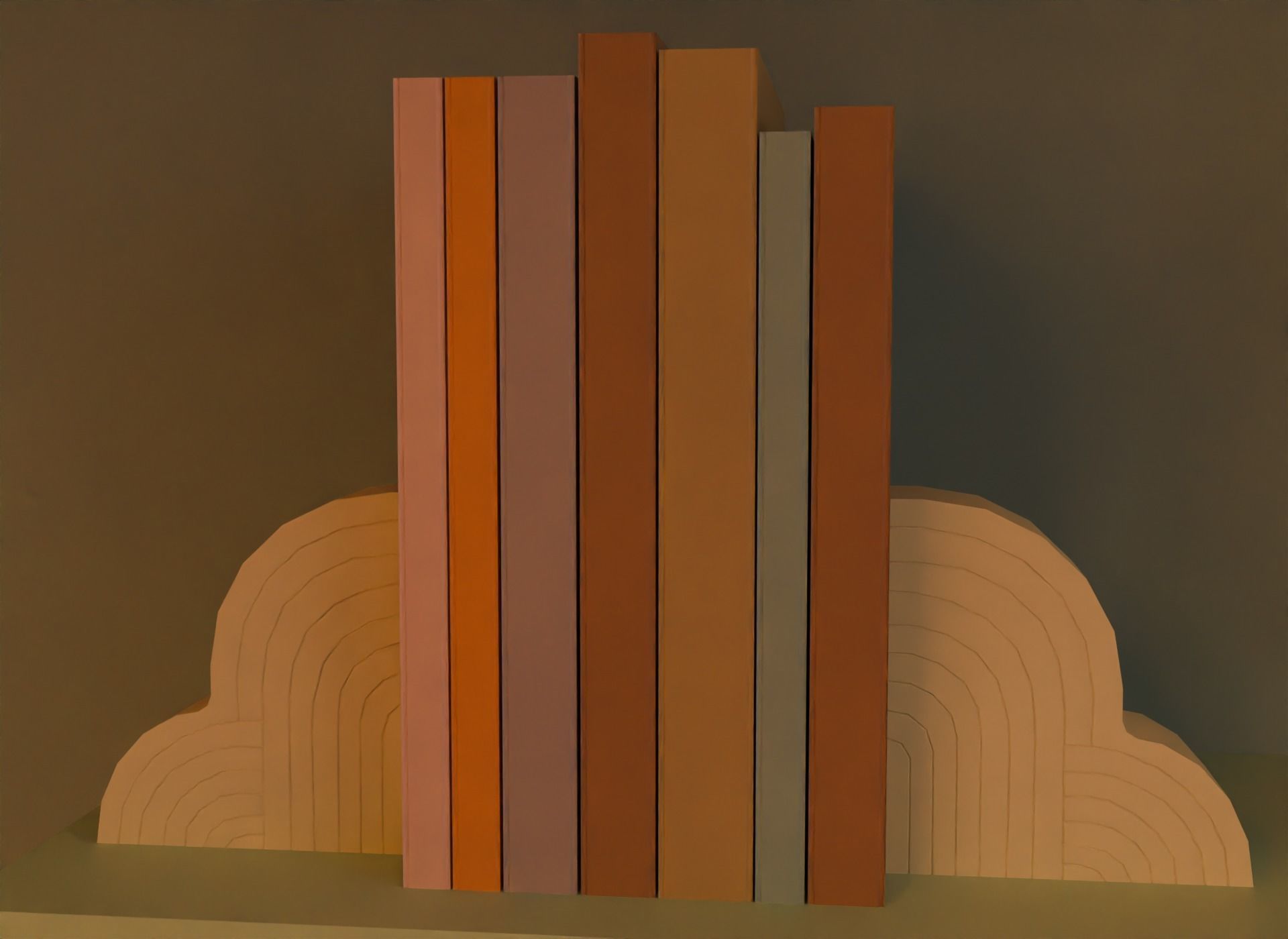 Attic bedroom Low-poly 3D model_23