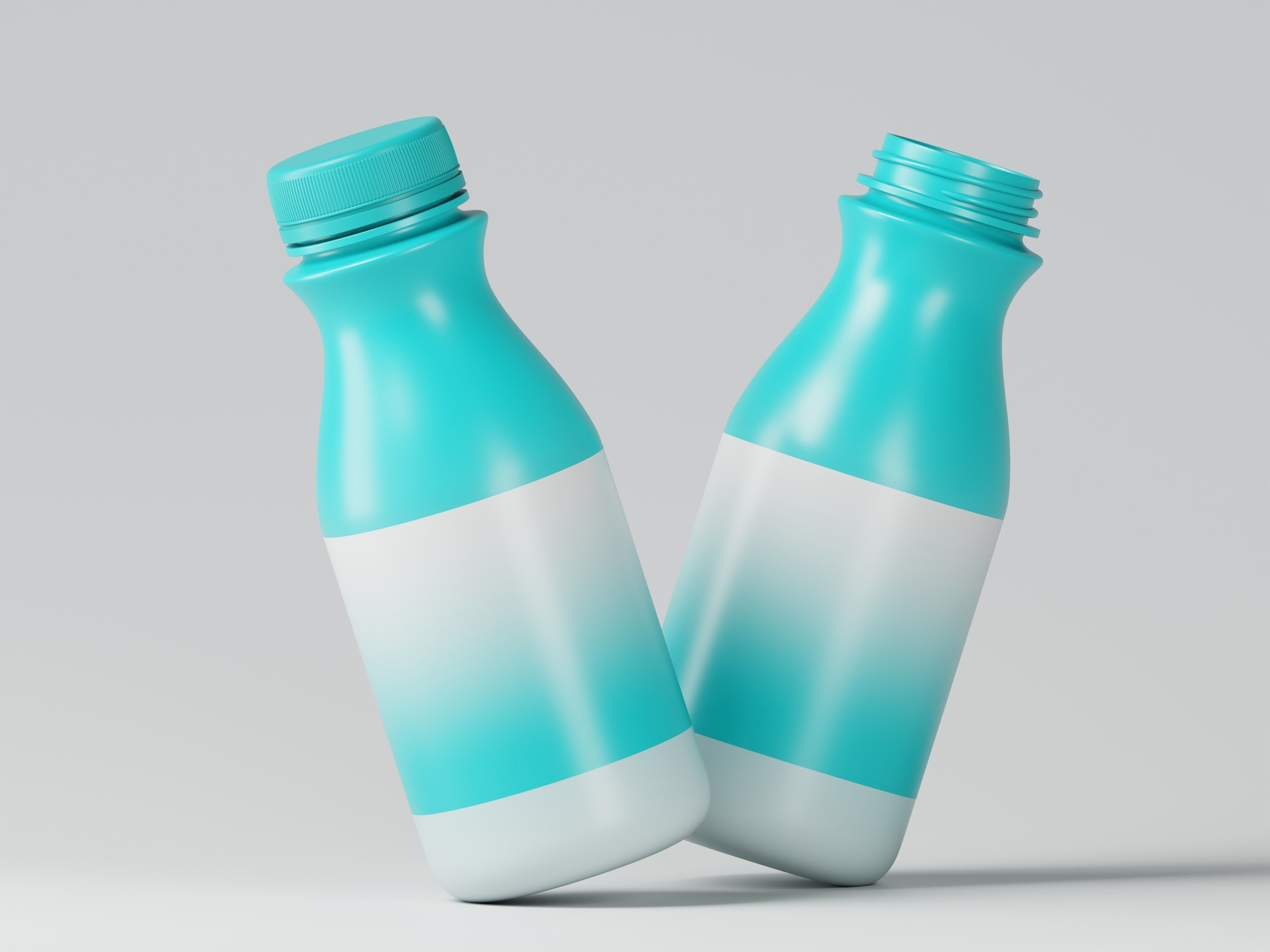 Liquid Product Plastic Bottle 3D Model Low-poly 3D model_8