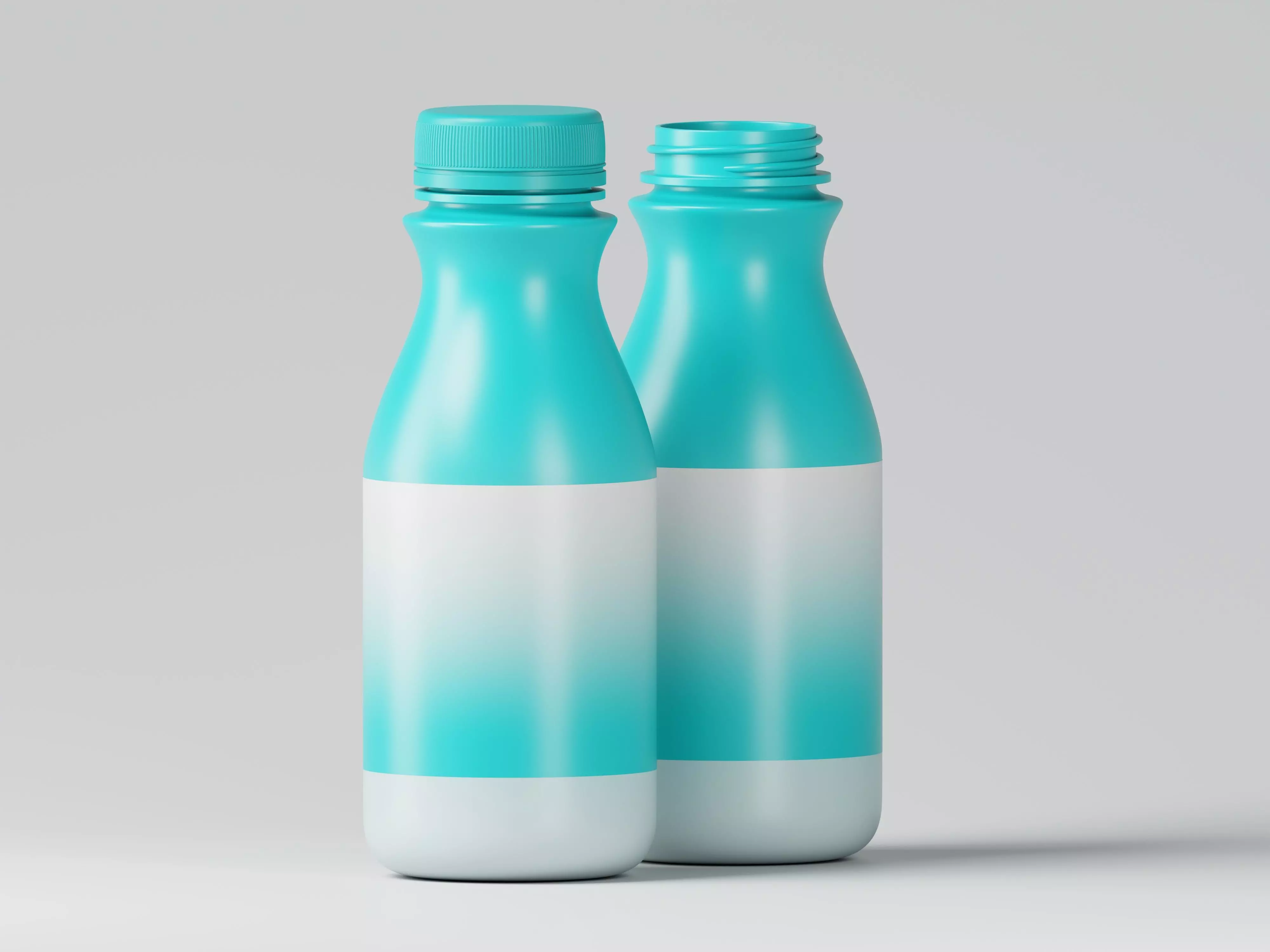 Liquid Product Plastic Bottle 3D Model Low-poly 3D model_0