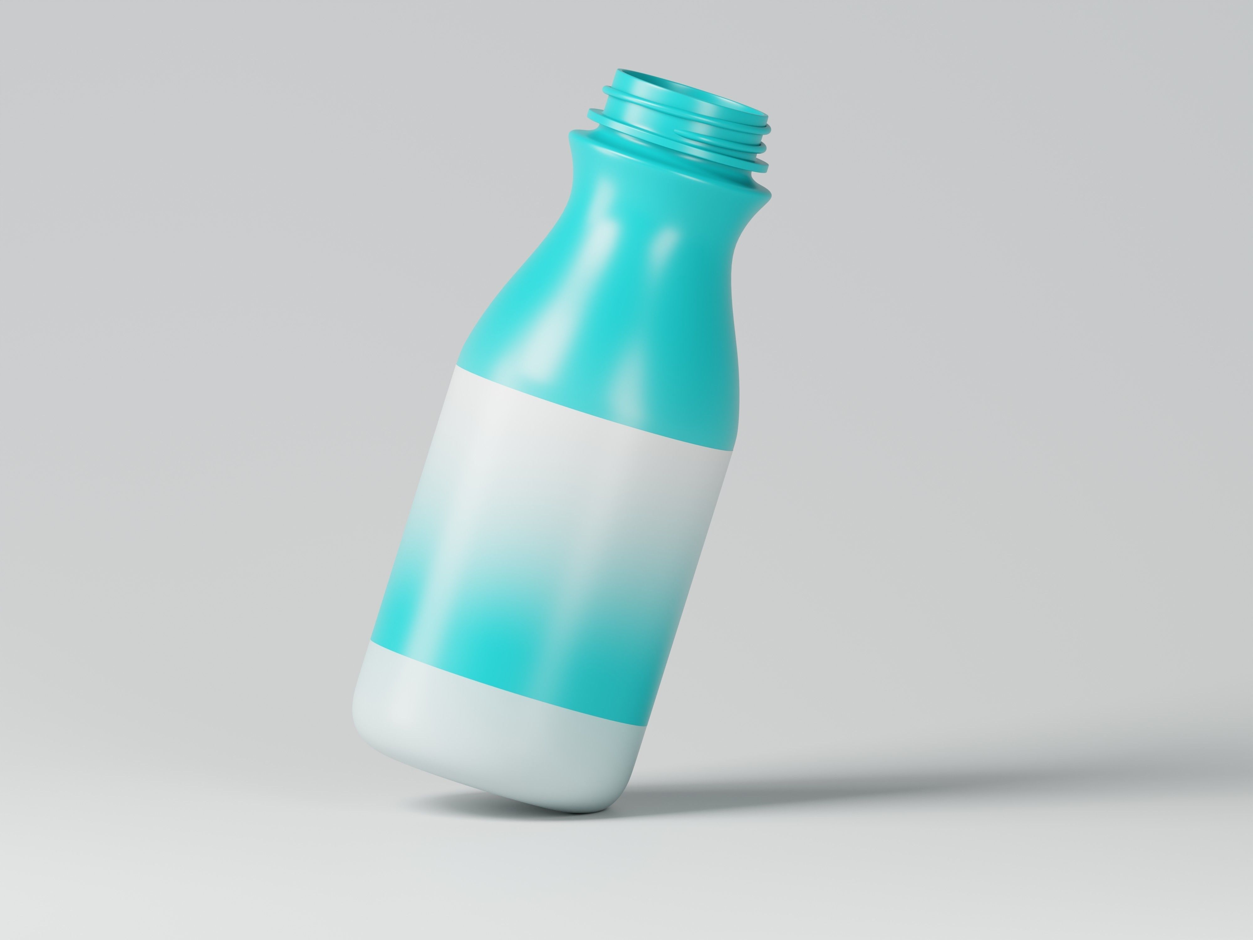 Liquid Product Plastic Bottle 3D Model Low-poly 3D model_7