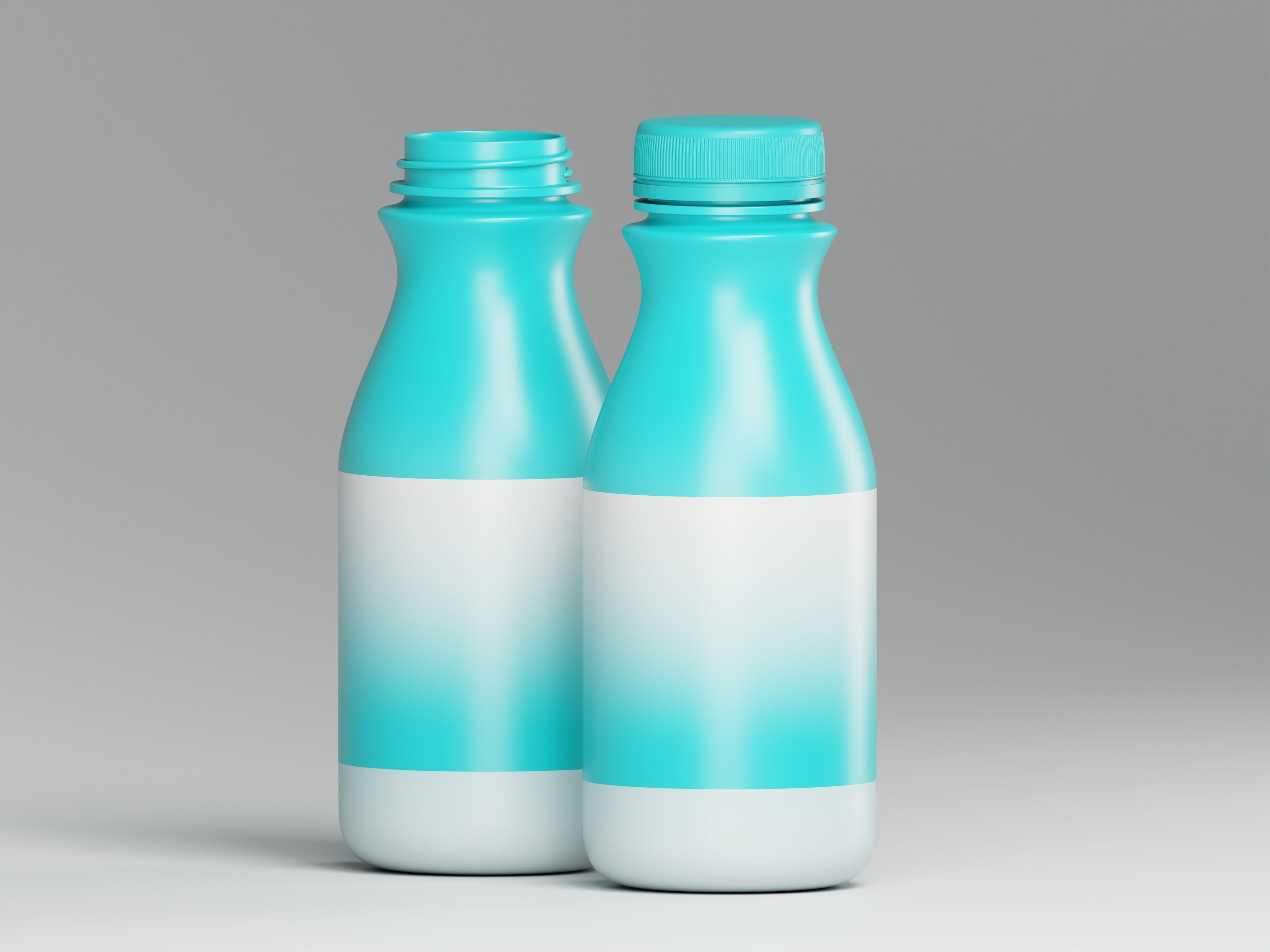 Liquid Product Plastic Bottle 3D Model Low-poly 3D model_5