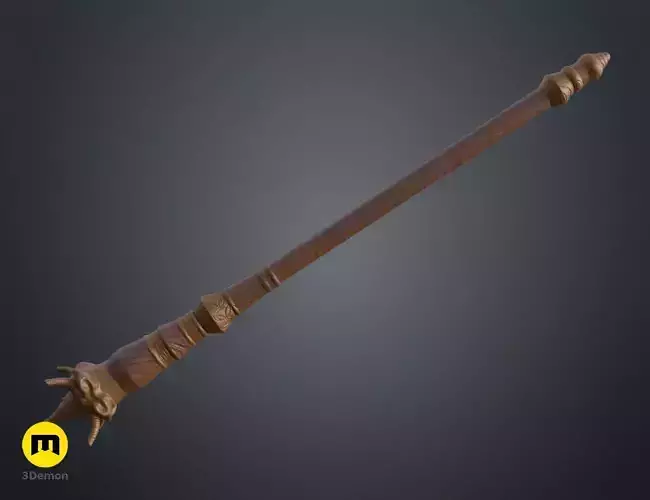 Kazuhiro Shiratori wand 3D print model