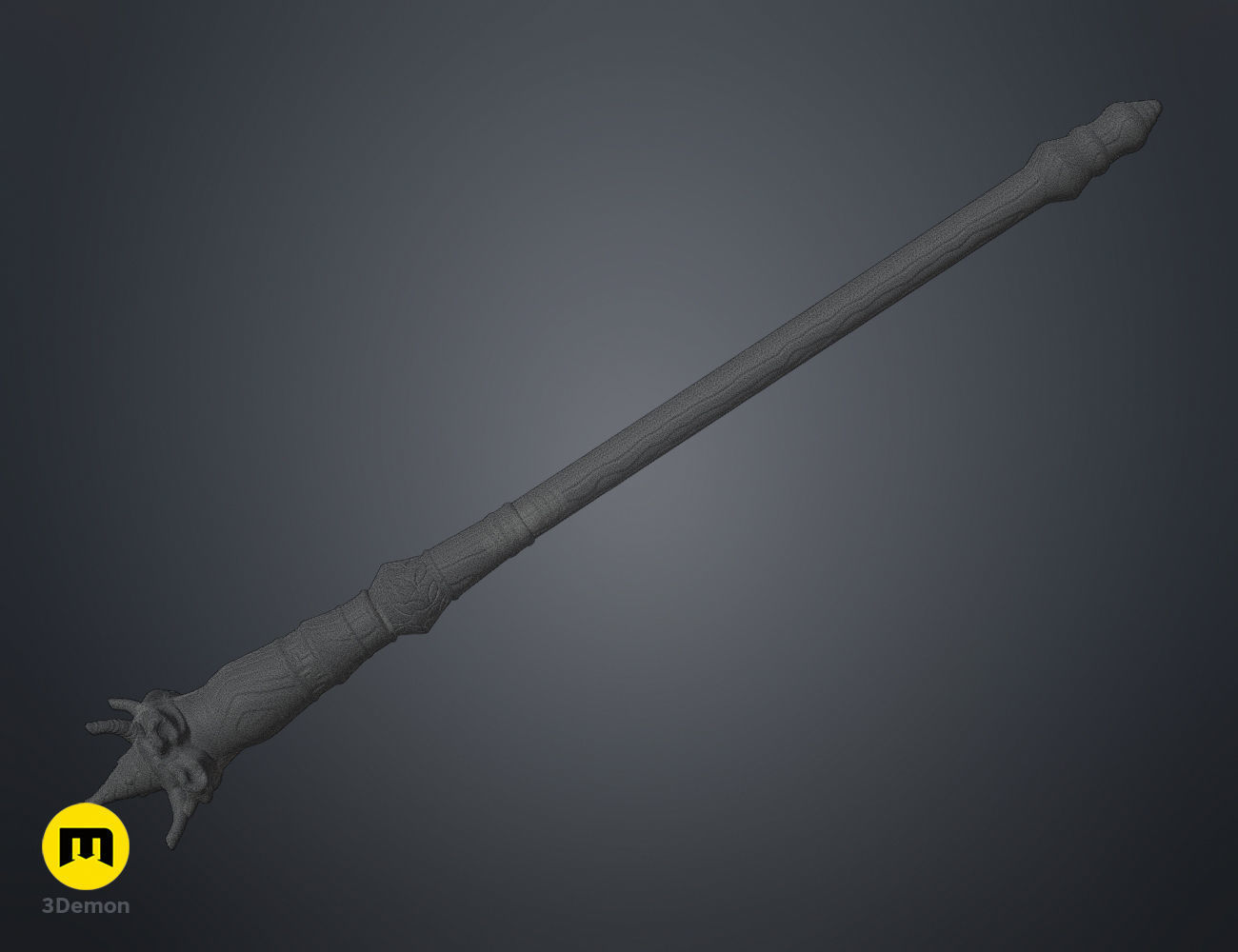 Kazuhiro Shiratori wand 3D print model_4