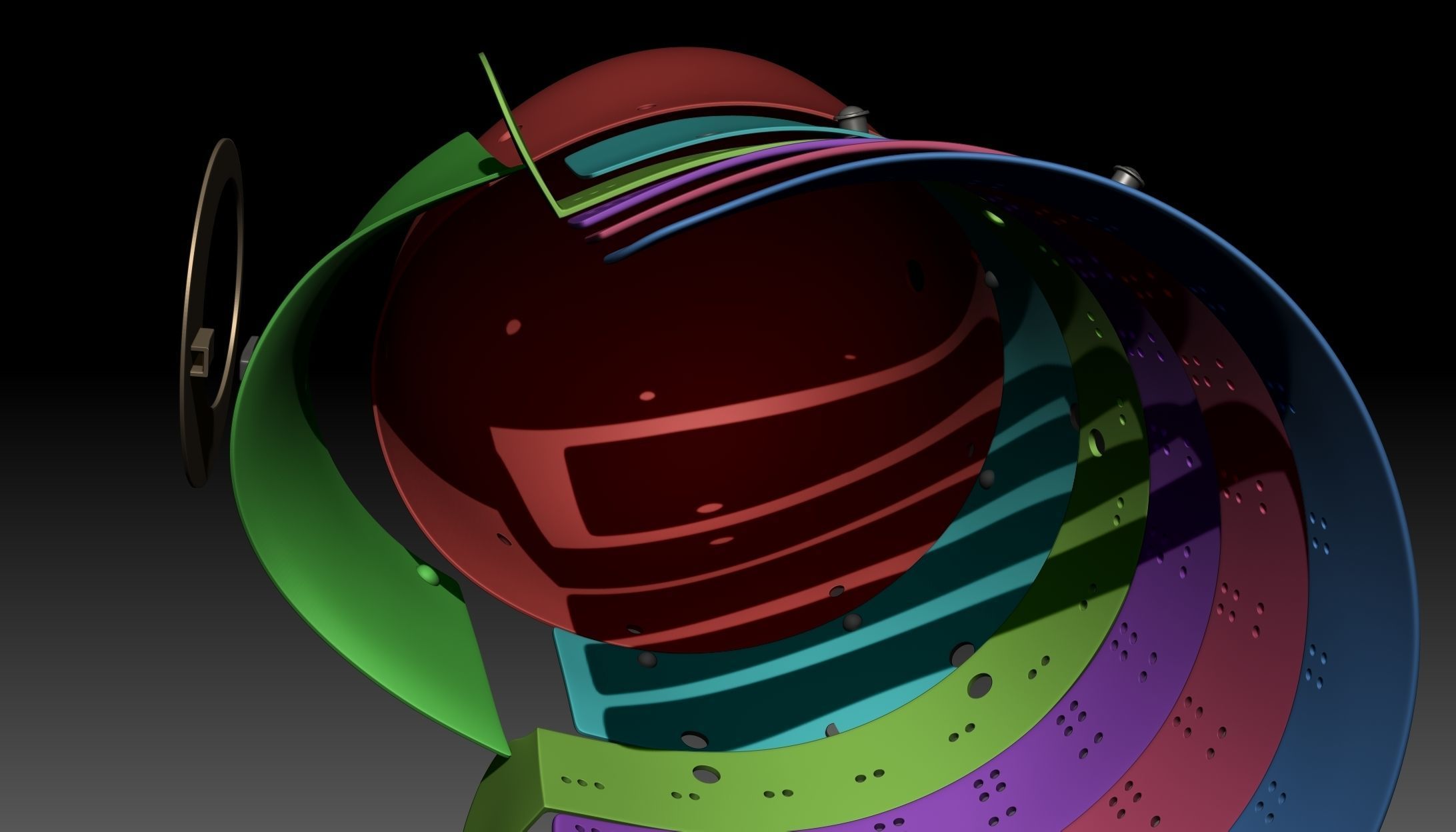 Kabuto Zunari 3D print model_7