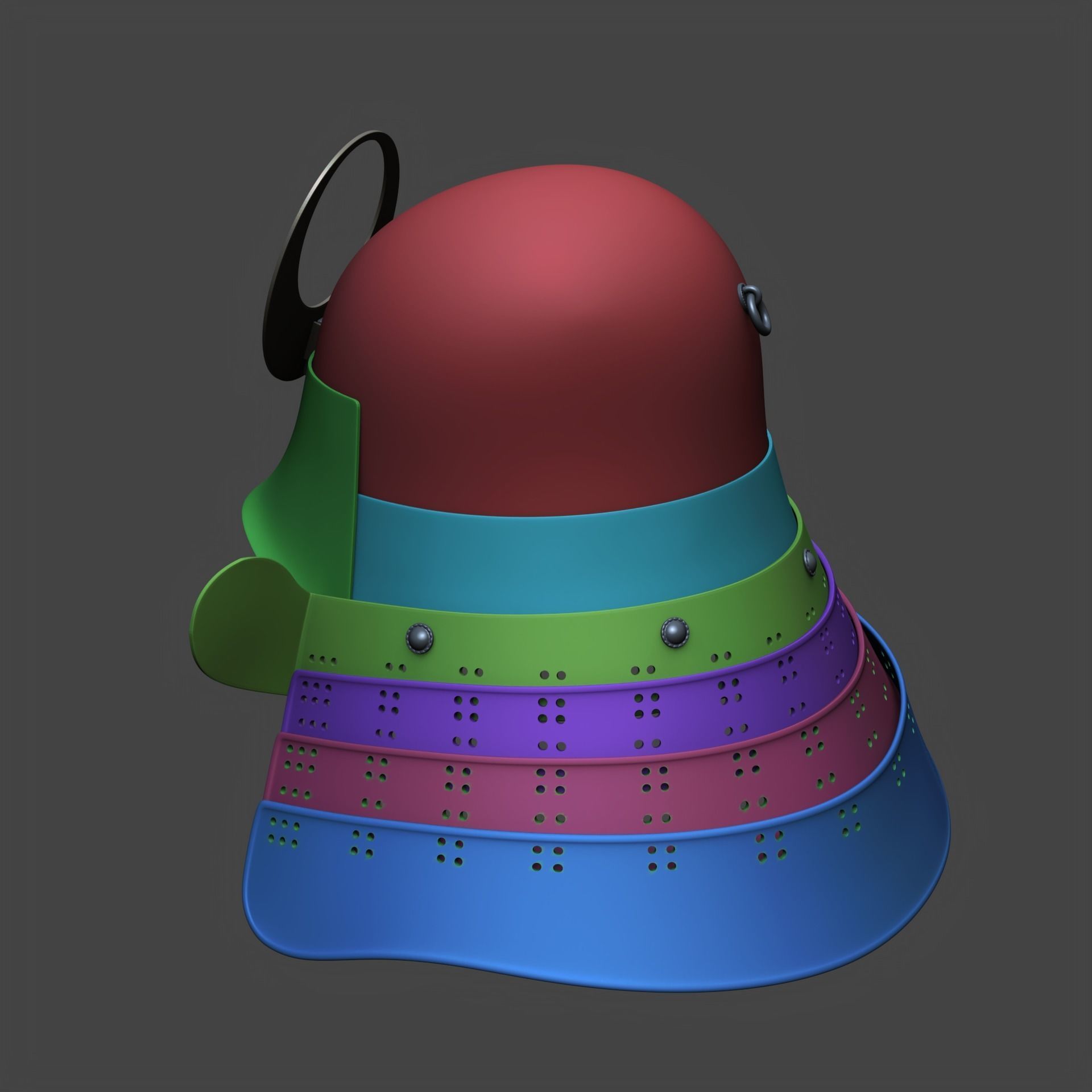 Kabuto Zunari 3D print model_4