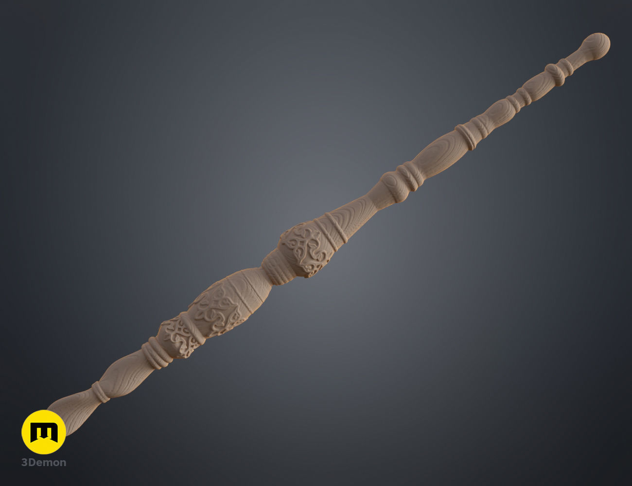 Mahoutokoro Academy of Magic Wands 3D print model_11