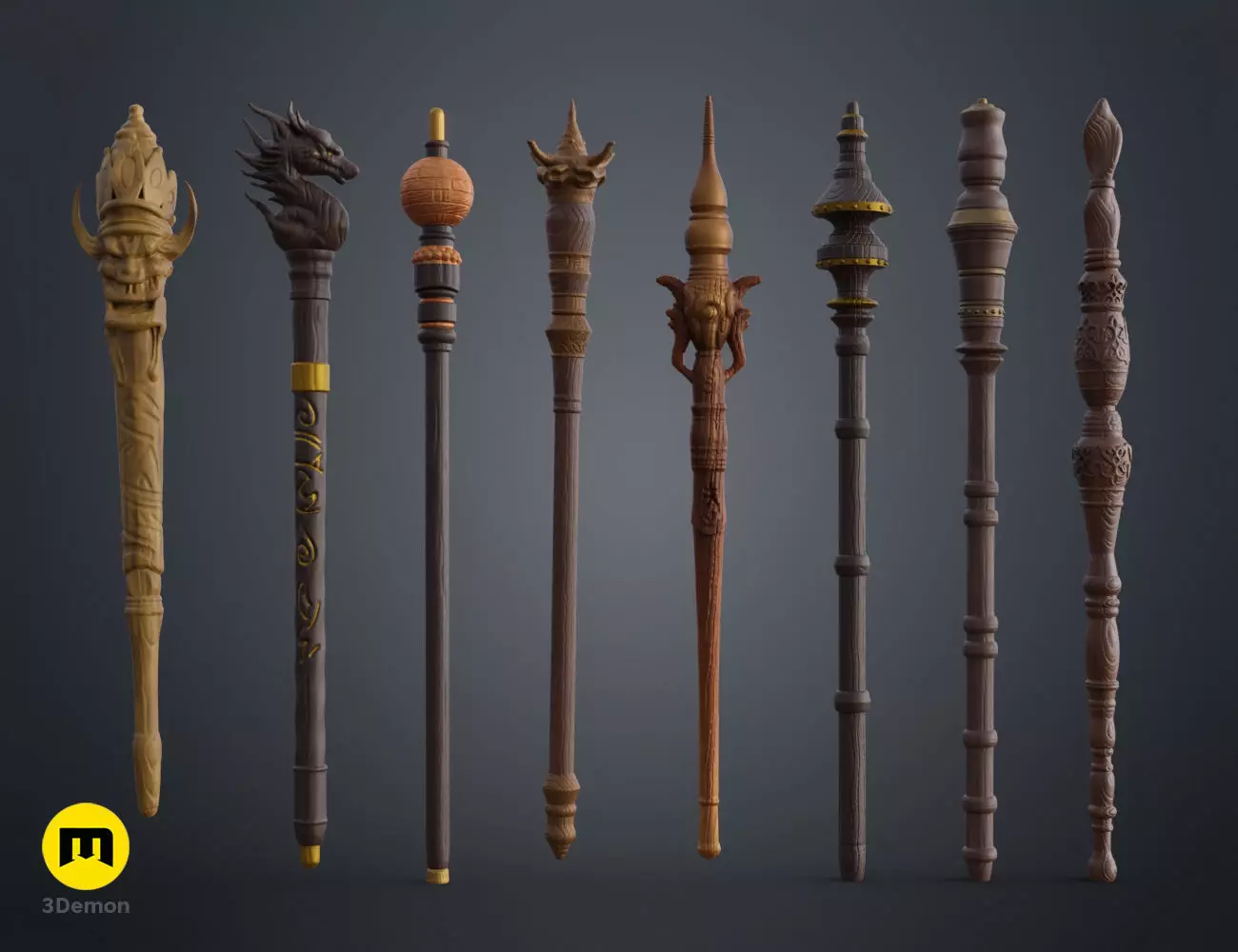 Mahoutokoro Academy of Magic Wands 3D print model_0