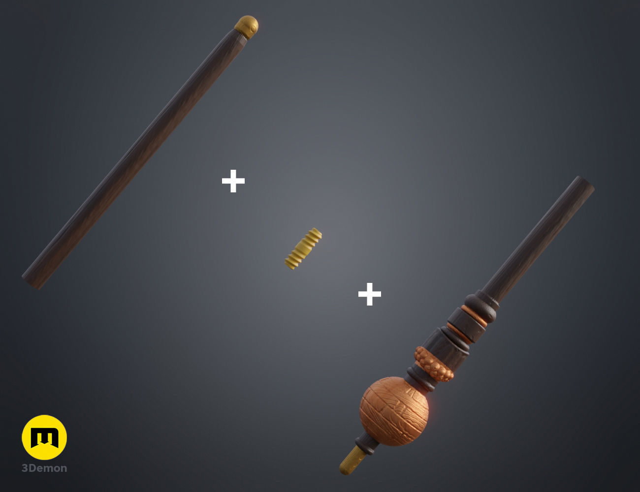Mahoutokoro Academy of Magic Wands 3D print model_7