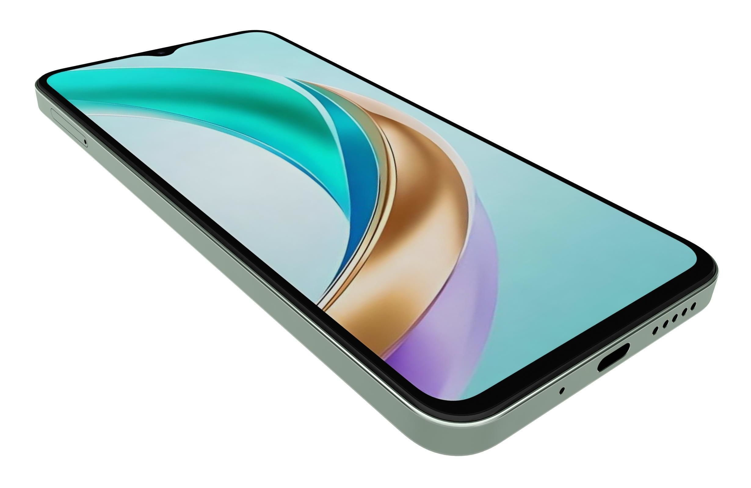 Honor X6b Forest Green 3D model_12