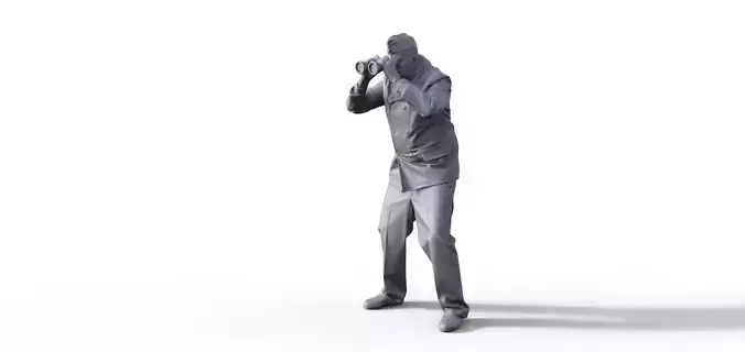 figure sailor submarine ship model