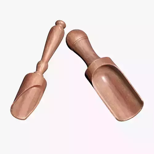 Wooden scoop