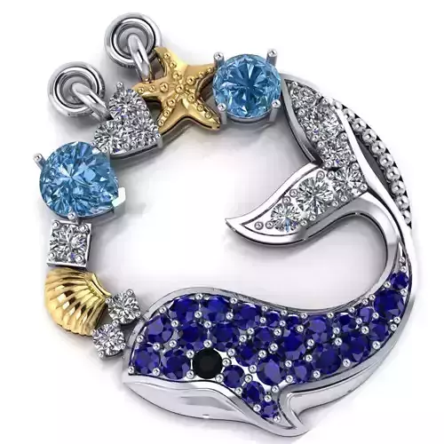 Whale Pendant